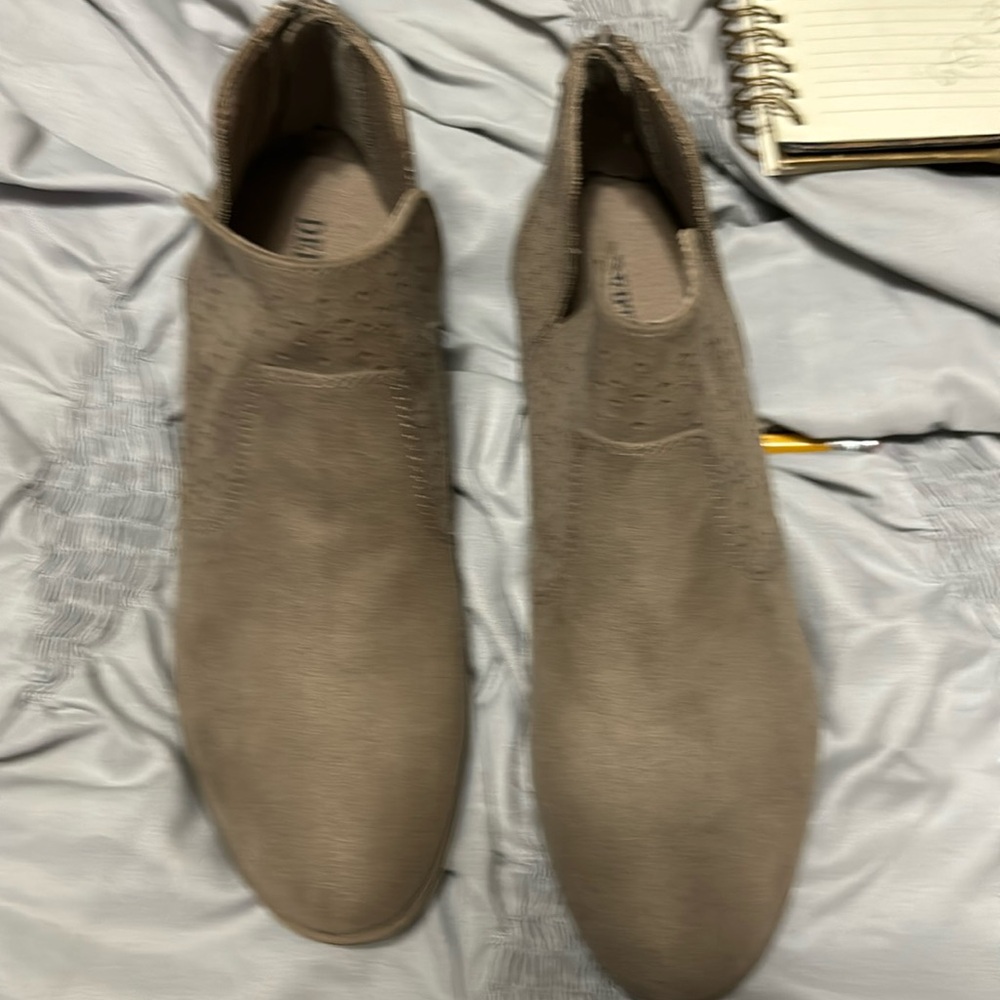 Suede ankle boots